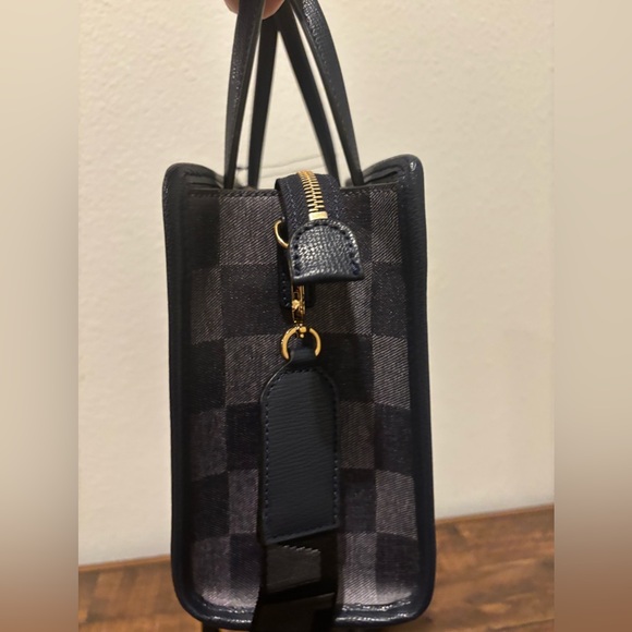Karl Lagerfeld Black and Gray Checkered Bag - Picture 8 of 10